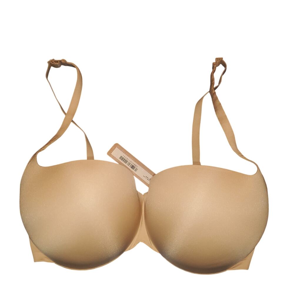 SKIMS Ultimate Push-Up Balconette Bra Sand 32D Padded Underwire NWT